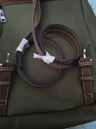 Mochila Parfois caqui mujer nueva etiqueta.