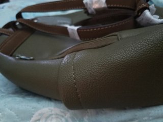 Mochila Parfois caqui mujer nueva etiqueta.
