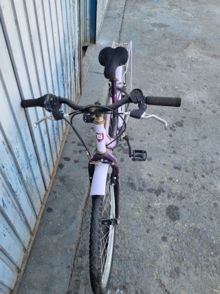 Bicicleta niña morada