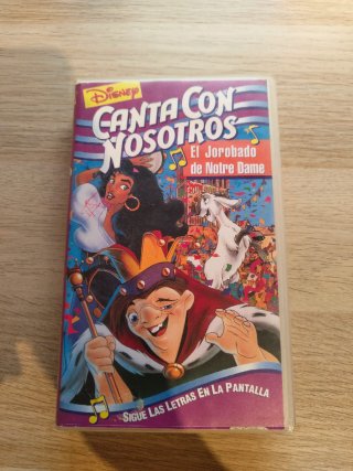VHS El Jorobado de Notre Dame: Canta con Nosotros