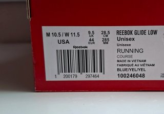 Zapatillas Reebok unisex talla 44