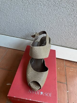 Zapatos de tacón REULA beige/marrón