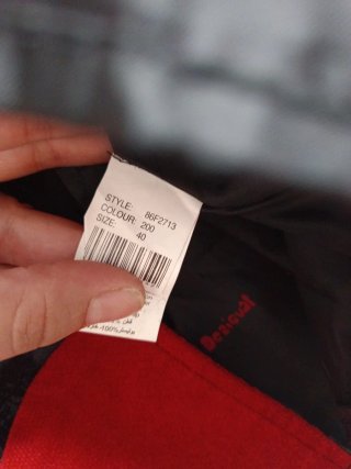 Falda Desigual Negra y Roja