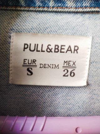 Cazadora denim oversize larga Boyfriend Retro 90s