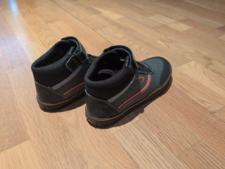 Zapatillas Pablosky niño/niña negras y naranjas
