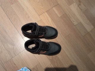 Zapatillas Pablosky niño/niña negras y naranjas
