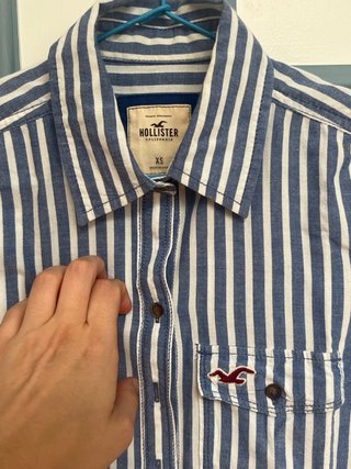 Camisa Hollister entallada rayas