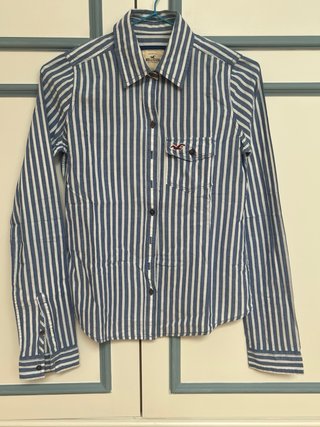 Camisa Hollister entallada rayas