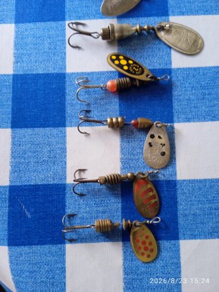 Lote 10 Cucharillas Pesca