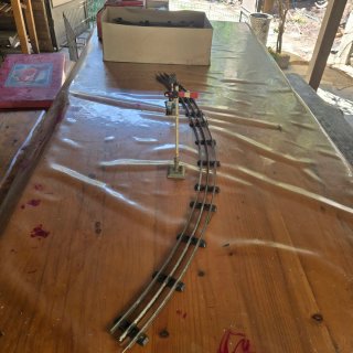 Tren Eléctrico Antiguo Caja Decorada