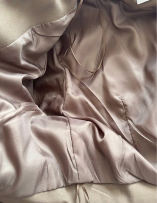 Blazer corto Stradivarius marrón T. M