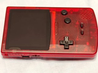 GameBoy Color FPGA Roja Transparente