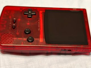 GameBoy Color FPGA Roja Transparente