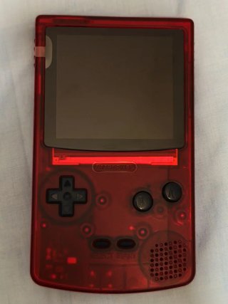 GameBoy Color FPGA Roja Transparente