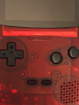GameBoy Color FPGA Roja Transparente