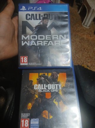 Juegos PS4 Call of Duty: Modern Warfare y Black Op