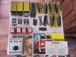 Lote de material modelismo ferroviario escala N