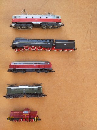 Lote de material modelismo ferroviario escala N