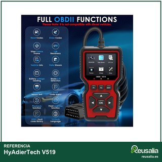 V519 Escáner diagnóstico coche OBD2 rápido fácil
