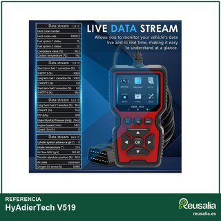 V519 Escáner diagnóstico coche OBD2 rápido fácil
