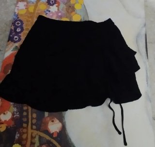 Falda pantalón Stradivarius Negra Talla M