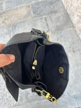 Borsa secchiello nera