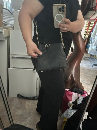 Borsa secchiello nera