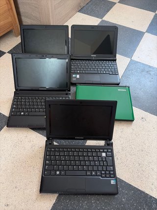 Lote 5 portátiles Samsung y Toshiba