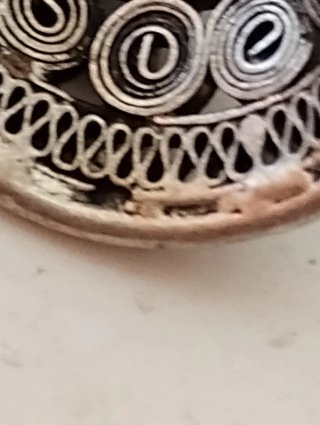 Anello vintage filigrana etnico argento