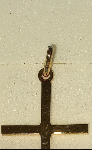 Cruz oro 18k lapidada