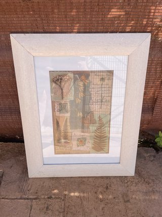 Cuadro Decorativo Botánico Beige
