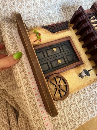 Retablo Casita Madera Adorno
