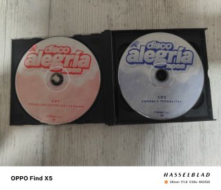 4 CDs Disco Alegría 2002