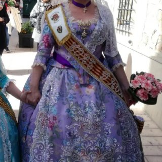 Traje de Fallera Multicolor