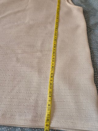 Blusa crema cuello joya pedrería Talla XL