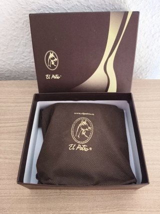 Cartera piel pequeña verde, El Potro