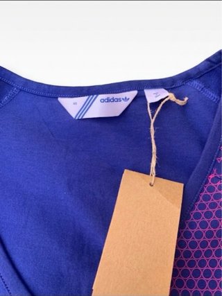 Camiseta Mujer Adidas Talla M Mapa Mundo