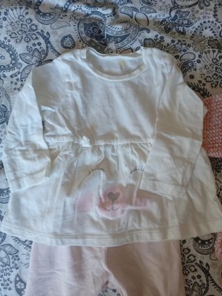 Conjunto bebé niña : rebeca y leggins