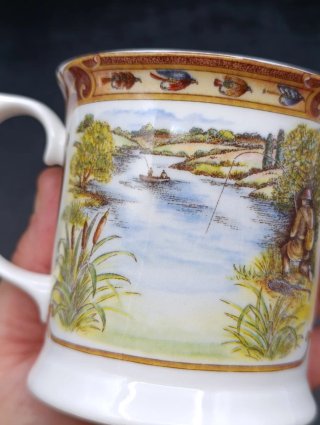 Taza mug de porcelana inglesa Queens