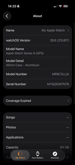 Apple Watch Series 9 GPS 45mm 89% Batería + caja