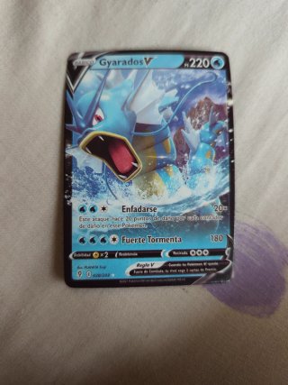 Gyarados V 220 PS Carta Pokémon