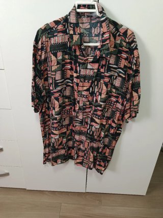 Camisa estampada multicolor