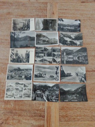 Lote Postales Antiguas Alemán Posguerra - años 50