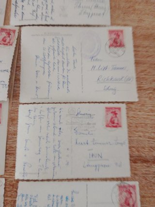 Lote Postales Antiguas Alemán Posguerra - años 50