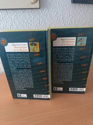 Libros don quijote de la mancha parte uno y dos