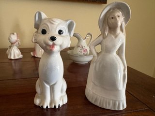 Lote 5 Figuras Porcelana Vintage