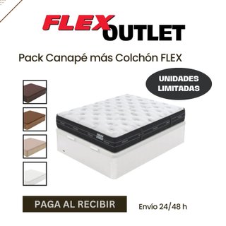 Pack canapé y colchón Flex Nuevo 135x190