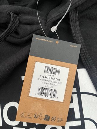 Sudadera The North Face Negra Hombre