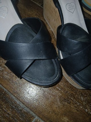 Cuñas Negras Talla 38