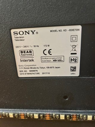TV Sony Bravia 65''